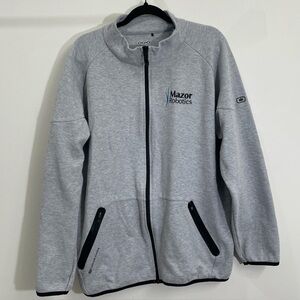 Ogio Endurance Windbreaker Lightweight Gray Fleece Jacket SZ XXL Mazor Robotic